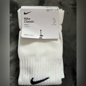 Nike White Soccer Socks